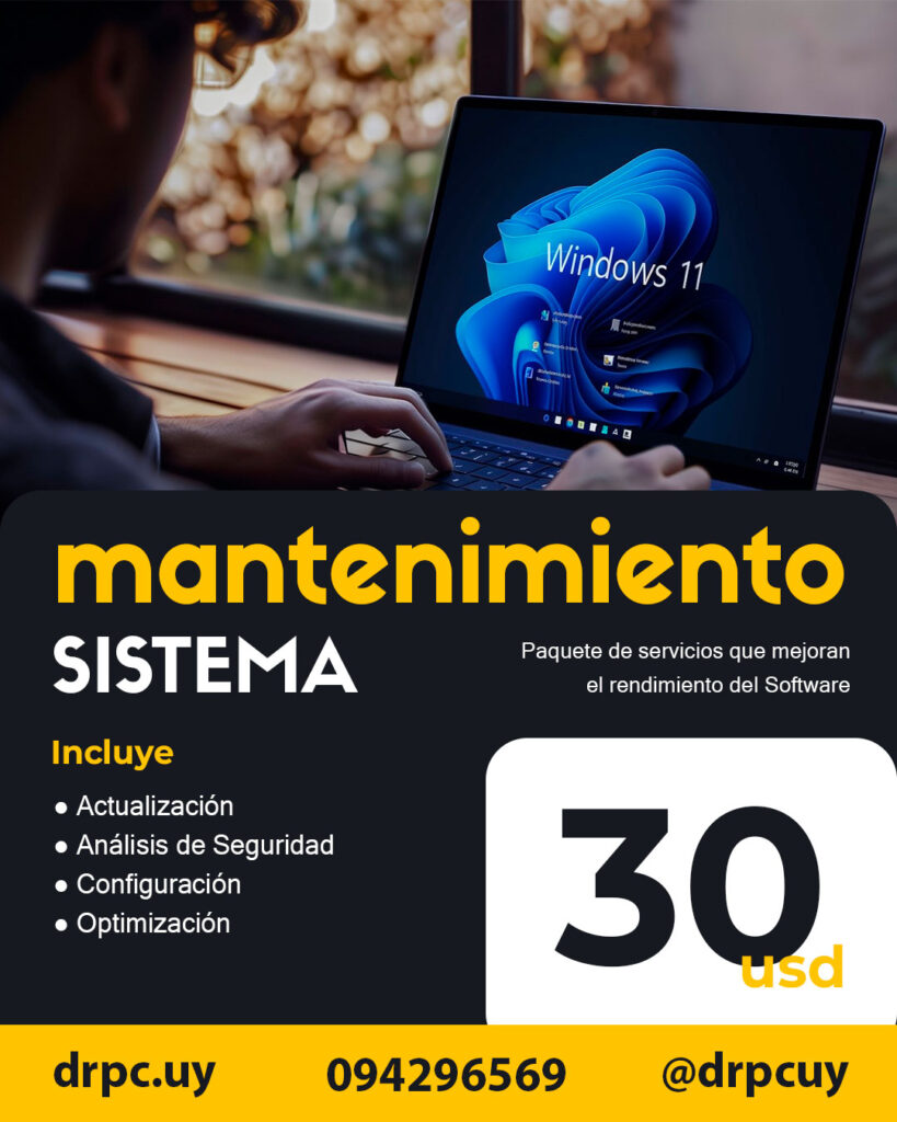 Mantenimiento completo del sistema operativo en computadoras