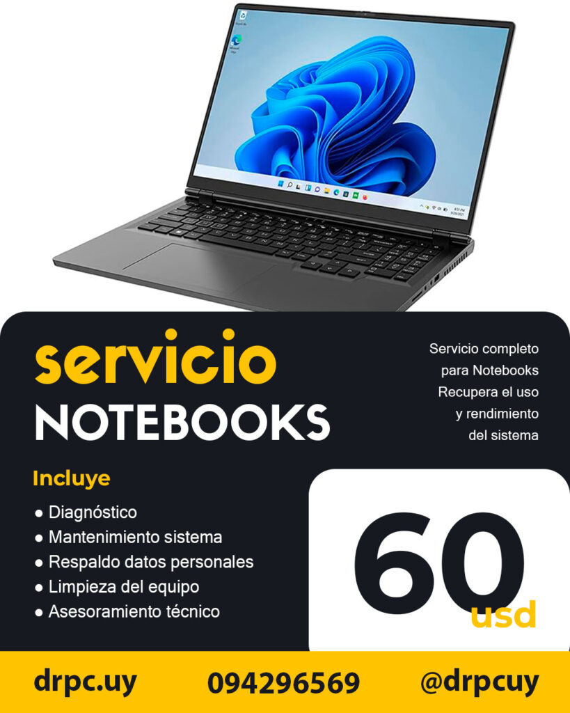Técnico revisando notebook en casa de cliente, servicio técnico a domicilio para laptops.